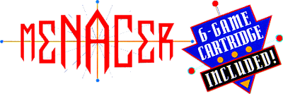 Menacer 6-Game Cartridge logo for Sega Mega Drive